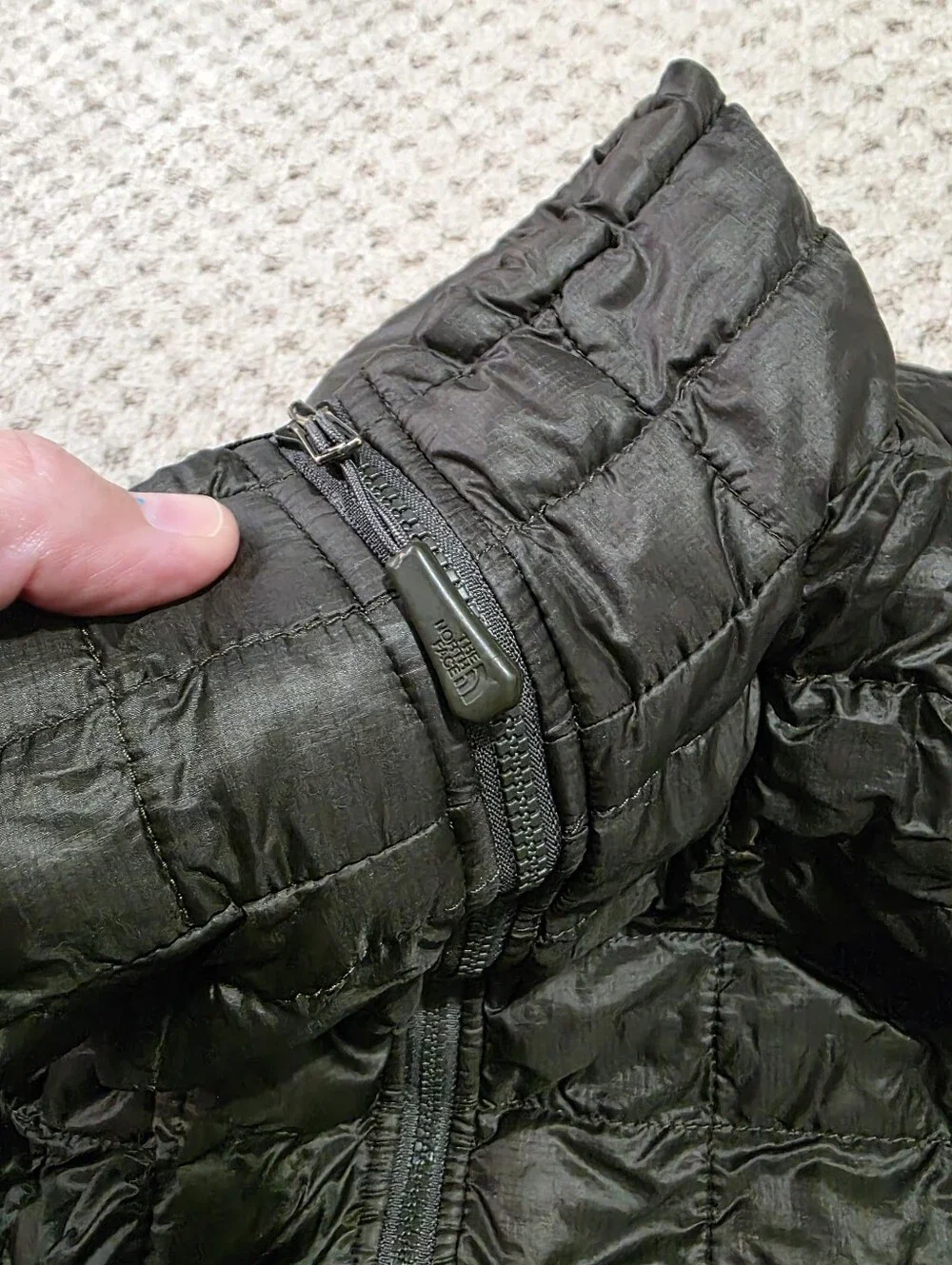 The North Face Men's Dark Green Thermoball Jacket